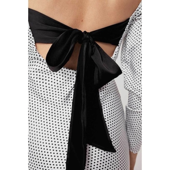 ▪️NWT C/MEO Collective Time Flew Dress In Ivory Spot - Picture 3 of 6